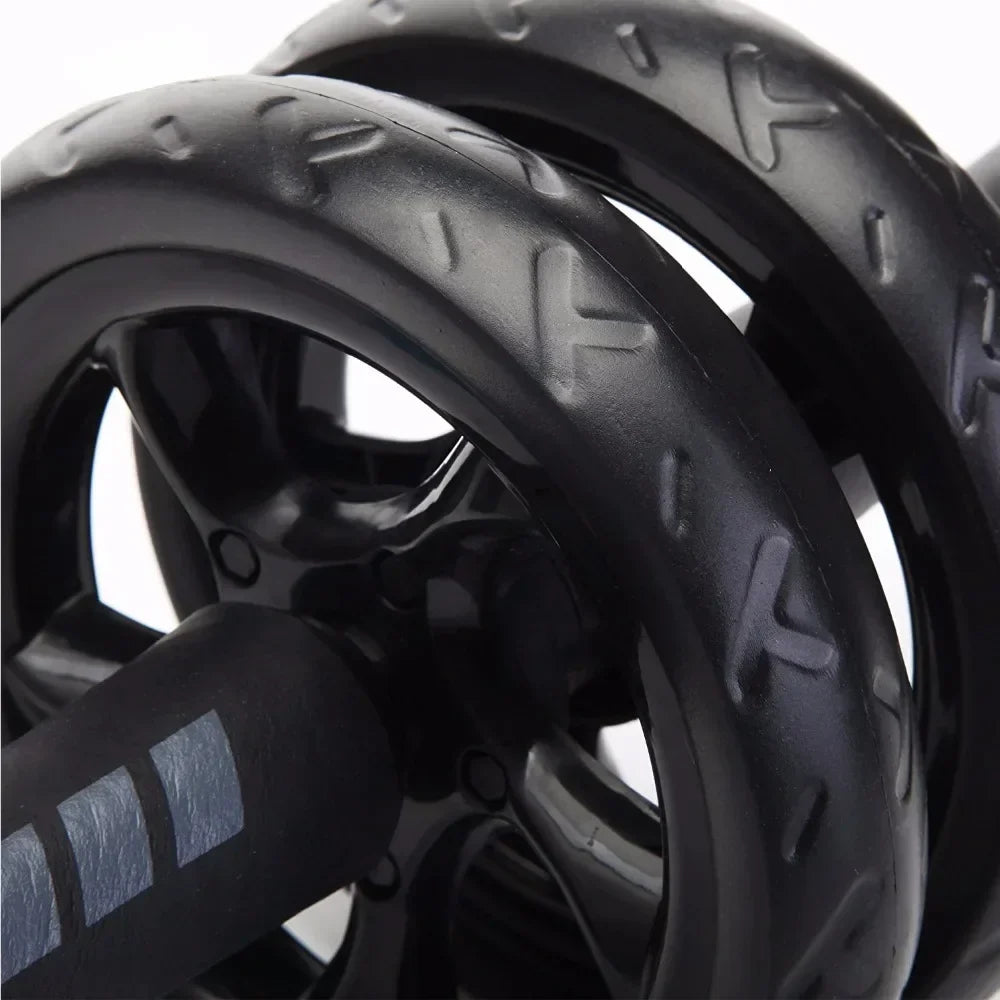 15cm Double-Wheel Abs Roller Non-Slip Silent Core Black-2